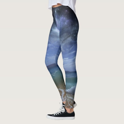 Ogen over de oceaanstrand leggings (Links)