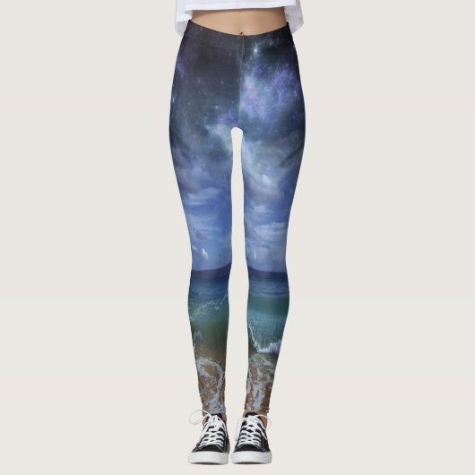 Ogen over het Ocean Beach Leggings (Voorkant)