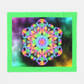 Ogen van appreciatie fleece deken (Voorkant (Horizontaal))