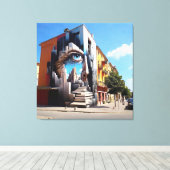 Ogen van de Ascent Canvas Afdruk (Insitu (Houten vloer))