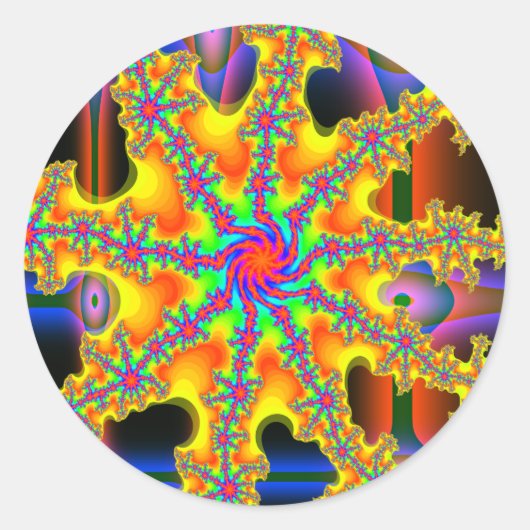 Ogen van de Cthulu-Sticker Ronde Sticker (Voorkant)