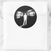 Ogen van de Godin sticker (zwart) (Tas)