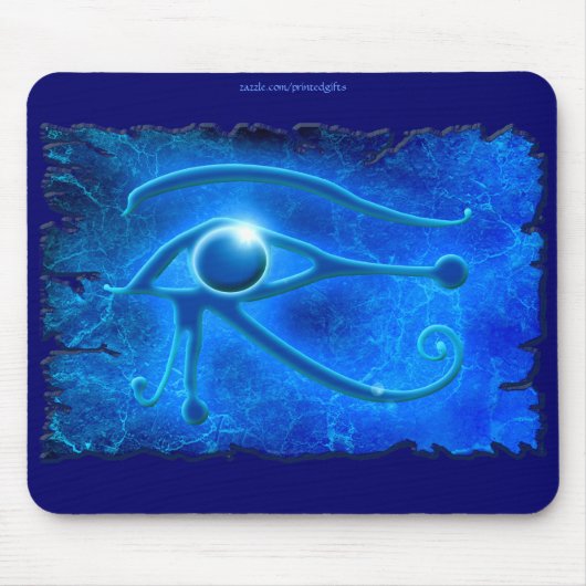 OGEN VAN DE HORUS-Egyptische Fantasy Mousepad Muismat (Voorkant)