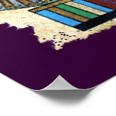 OGEN VAN DE HORUS Egyptische Wadjet Art Poster (Hoek)