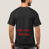 OGEN VAN DE INSANE T-Shirt (Achterkant)