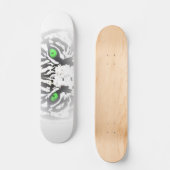 OGEN VAN DE TIGER SKATEBOARD - WITTE TIGER ONTWERP (Voorkant)