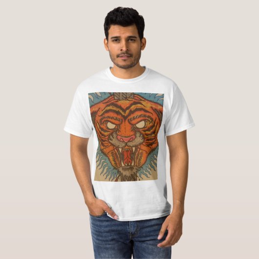 Ogen van de tijger t-shirt (Voorkant volledig)
