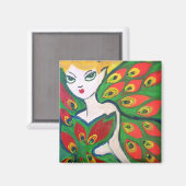 ogen van het bos magneet (Voorkant / Achterkant)