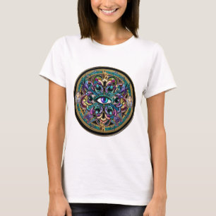 Ogen van het World Mandala T-shirt