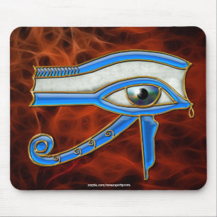 OGEN VAN HORUS, WADJET Egyptische Mousepad Muismat