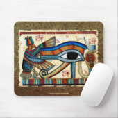 OGEN VAN HORUS, WADJET Egyptische Mousepad Muismat (Met muis)