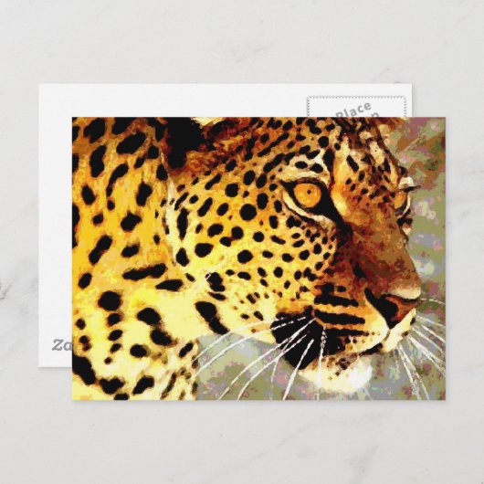 Ogen van Luipaard Briefkaart (Voorkant / Achterkant)