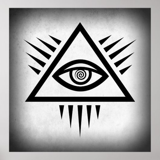 OGEN VAN PROVIDENCE ANCIENTE SYMBOOL POSTER (Voorkant)
