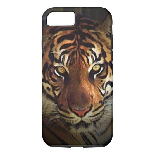 Ogen van Tiger Tough iPhone 7 Hoesje (Achterkant)