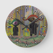 Ogen verlaten de stad te voet