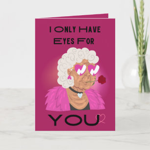 Ogen Voor Jou Grappige Glamour Oma Valentijn Feestdagen Kaart
