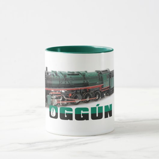 Oggun mug Two Tone avec train (Centre)