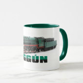 Oggun mug Two Tone avec train (Devant droit)