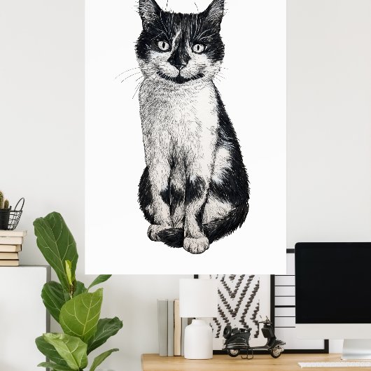 Ogie de kat poster (Thuiskantoor)