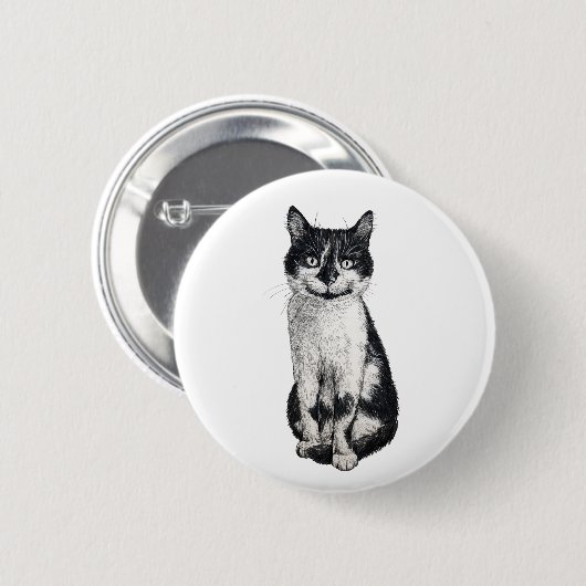 Ogie de kat ronde button 5,7 cm (Voorkant /achterkant)