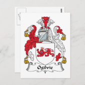 Ogilvie Family Crest Briefkaart (Voorkant / Achterkant)
