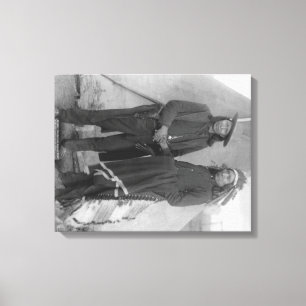 Oglala Chiefs "Red Cloud" en "American Horse" Canvas Afdruk