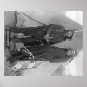 Oglala Chiefs "Red Cloud" en "American Horse" Poster