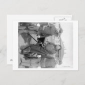 Oglala Indian Plenty Horses met 2 witte soldaat Briefkaart (Voorkant / Achterkant)