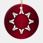 Oglala Lakota Flag Keramisch Ornament (Voorkant)