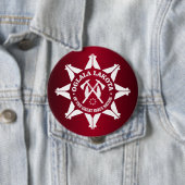 Oglala Lakota Ronde Button 4,0 Cm (In situ)