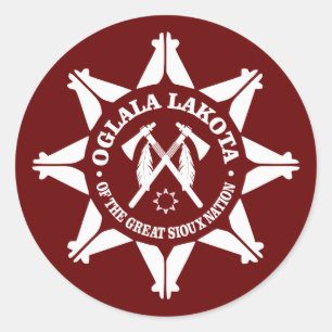 Oglala Lakota Ronde Sticker