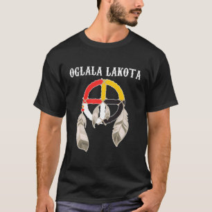 Oglala Lakota Sioux South Dakota medicijnwiel La T-shirt