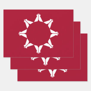 Oglala Lakota Sioux-vlag Inpakpapier Vel