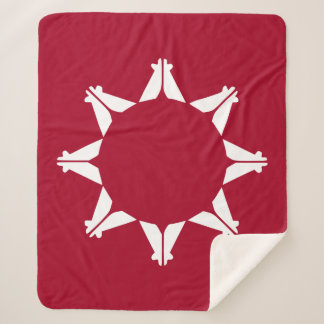 Oglala Lakota Sioux-vlag Sherpa Deken