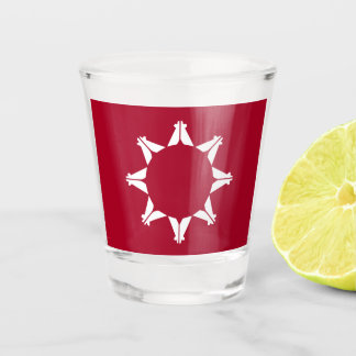 Oglala Lakota Sioux-vlag Shot Glas
