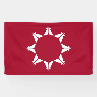 Oglala Lakota Sioux-vlag Spandoek