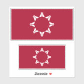 Oglala Lakota Sioux-vlag Sticker (Vel)