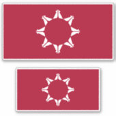 Oglala Lakota Sioux-vlag Sticker (Voorkant)