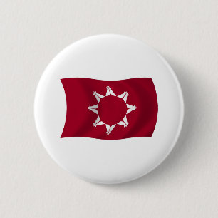 Oglala Lakota Vlag Knop Ronde Button 5,7 Cm