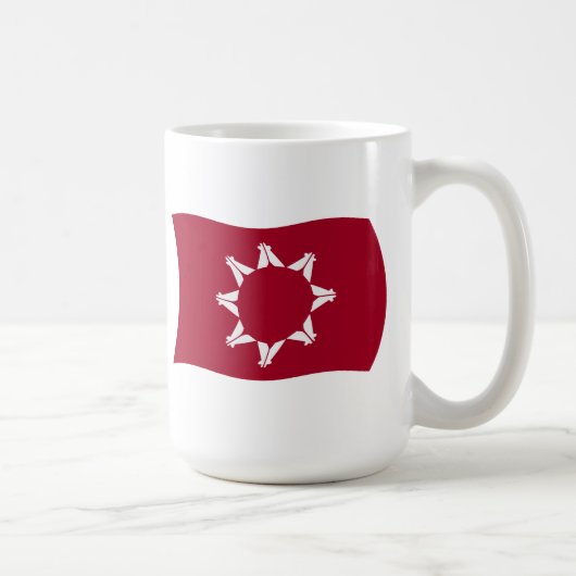 Oglala Lakota Vlag Mokka Koffiemok (Rechts)