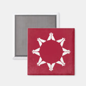 Oglala Magneet (Voorkant / Achterkant)