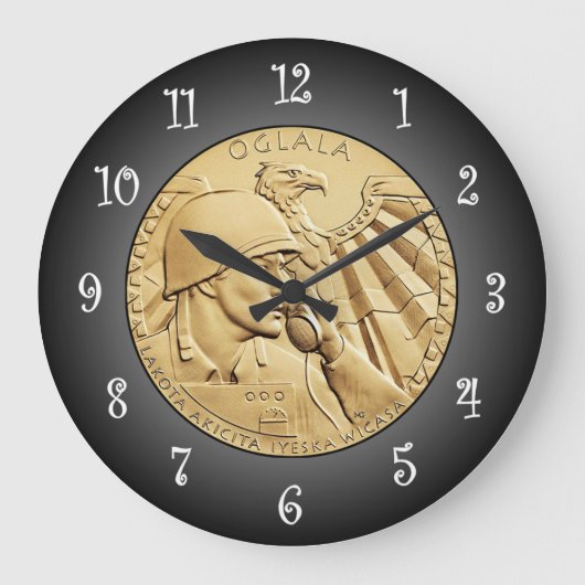 Oglala Sioux Code Talkers Bronzen medaille ~ Grote Klok (Voorkant)