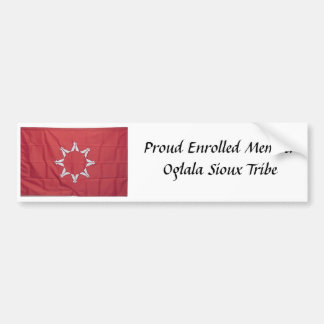 Oglala_Sioux, lid van de groep Oglala Sioux... Bumpersticker