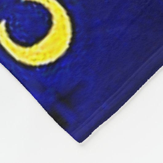 Ogopogo Canadese appelfruitkrateldruk Fleece Deken (Hoek)