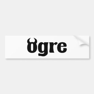 Ogre Bumpersticker