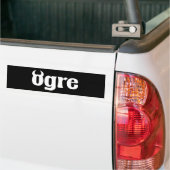 Ogre Bumpersticker (Op Truck)