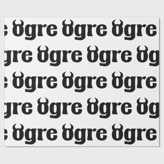 Ogre Cadeaupapier (Vlak)