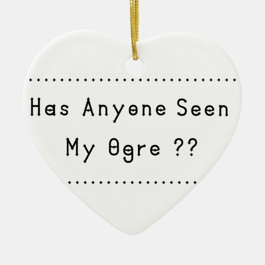 Ogre Keramisch Ornament (Voorkant)