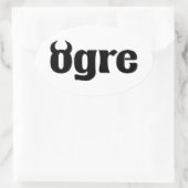 Ogre Ovale Sticker (Tas)