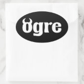 Ogre Ovale Sticker (Tas)